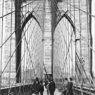 New York & Brooklyn Bridge by George P. Hall