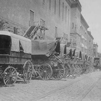 New York National Guard Baggage Train Empty but Ready to be stocked for Transport to Mexico