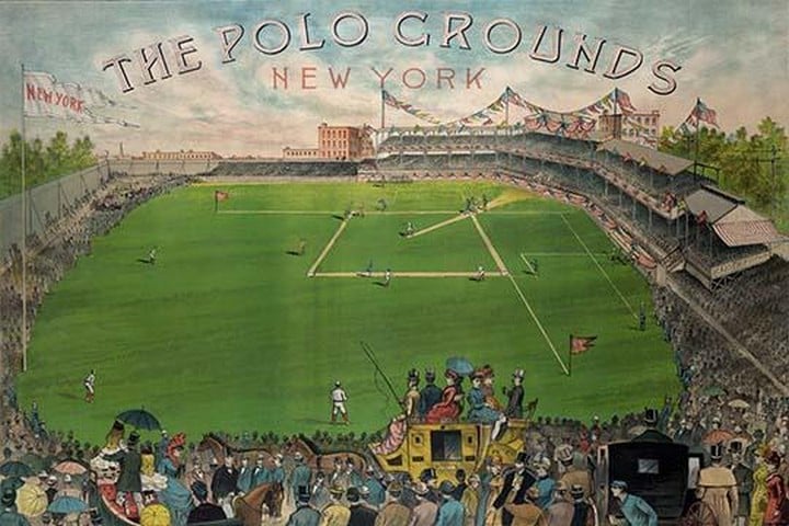 New York Polo Grounds by New York Litho