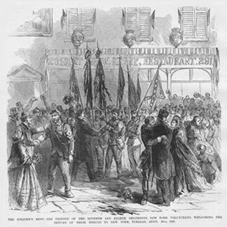 New York Volunteers Welcomed Home by Frank Leslie