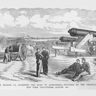 New York Volunteers at Fort Runyon by Frank Leslie