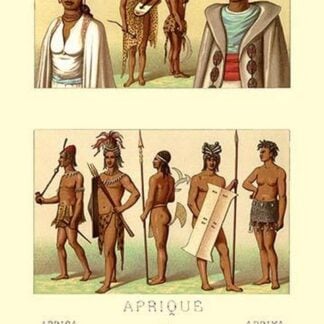Nine African Tribe Members
