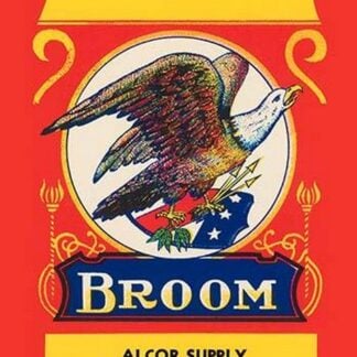 No. 2 Warehouse Eagle Broom Label