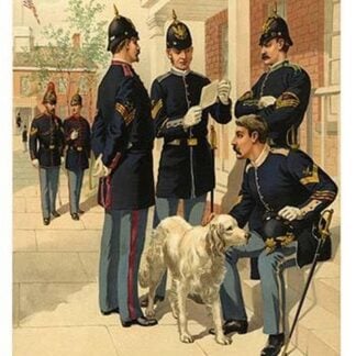 Non-Coms Putting On The Dog - 1888 - Full Dress In Prussian Pickelhaube By Henry Alexander Ogden