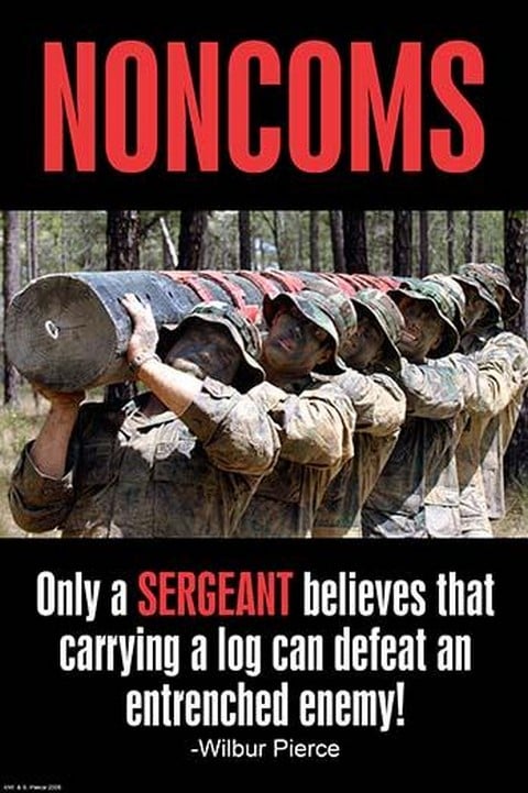 Non-coms by Wilbur Pierce