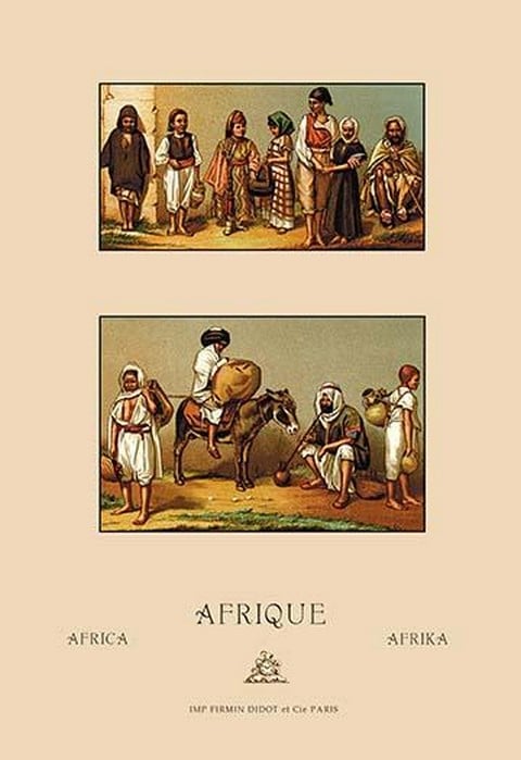 North African Families by Auguste Racinet