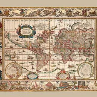 Nova Totius Terrarum Orbis by Willem Blaeu