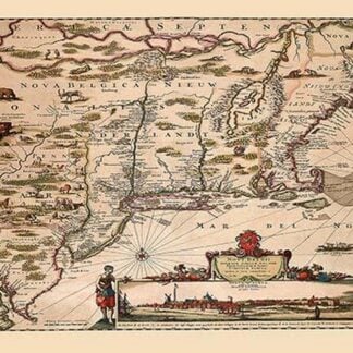 Novi Belgii Novaeque Angliae by Theodore Danckerts