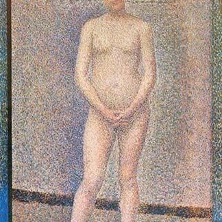 Nude Study Standing by Georges Seurat #2