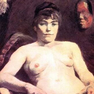 Nude by Henri de Toulouse-Lautrec