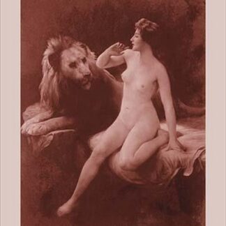 Nude with a Lion by Emile Tabary