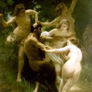 Nymphs and Satyr by William Bouguereau