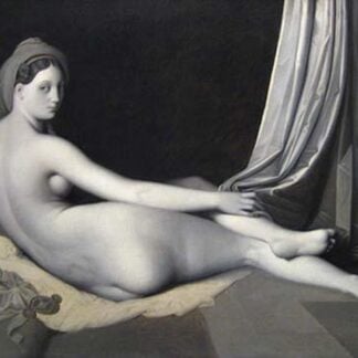 Odalisque in Grisaille by Jean-Auguste-Domenique Ingres