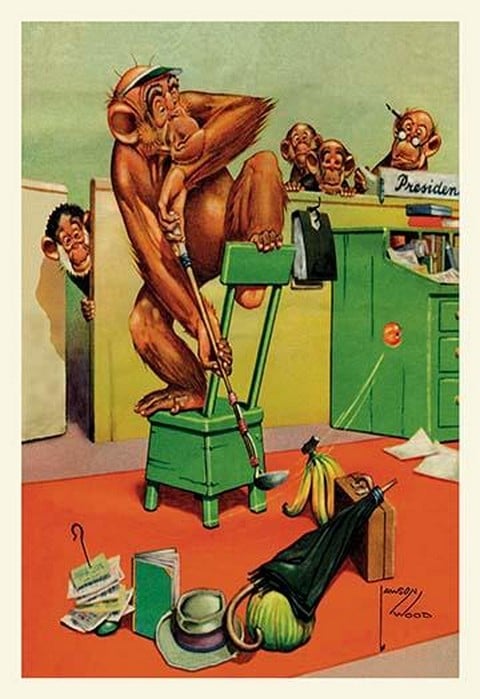 Office Golf by Lawson Wood