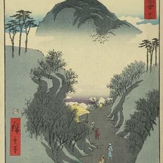 Okabe by Utagawa Hiroshige