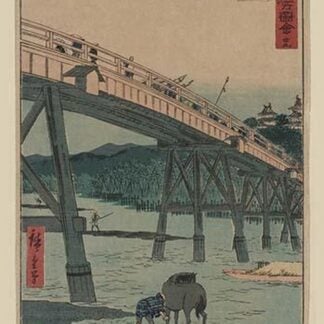 Okazaki by Utagawa Hiroshige