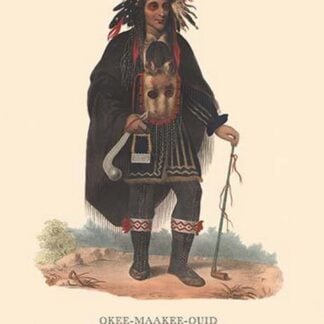 Okee-Maakee-Quid (A Chippewah Chief) by Mckenney & Hall