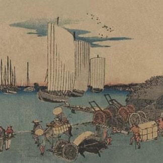 Okido at Takanawa (Takanawa okido no zu) by Utagawa Hiroshige