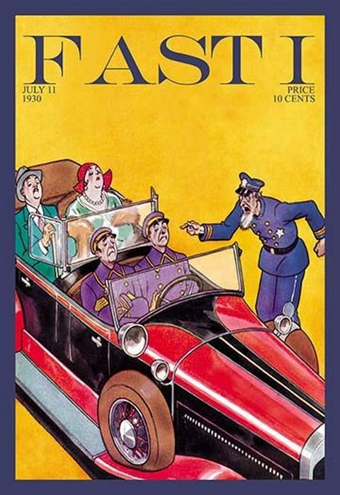 Old Cop Reprimands Bourgeois