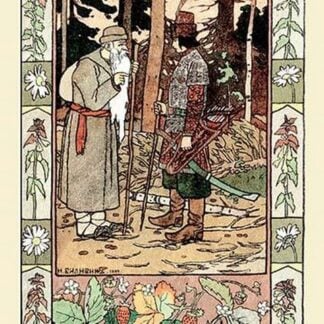 Old Man and Archer by Ivan Bilibin