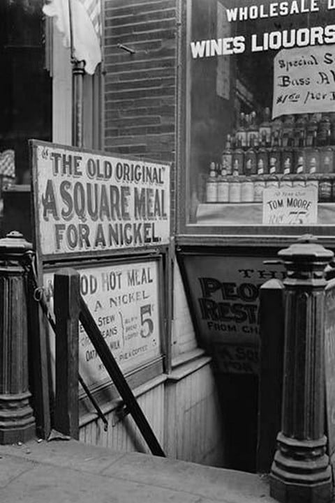 Old Original Square Meal for a Nickel