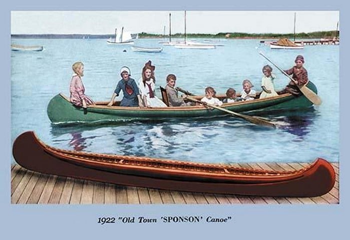 Old Town Sponson Canoe - 1922