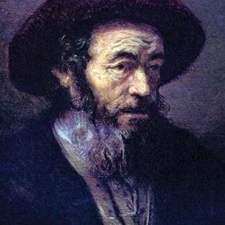 Old man with a fur cap by Rembrandt Van Rijn