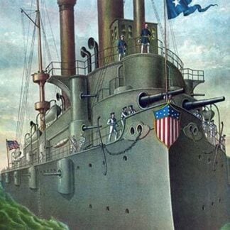 Olympia Steel - Pittsburgh - Rear Admiral Dewey's flagship 'Olympia' by Kurz