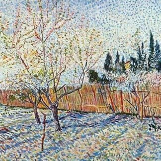 Orchard with Peach Trees in Blossom by Vincent van Gogh