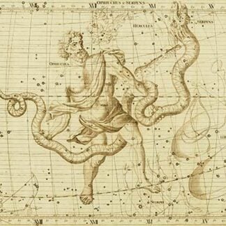 Orphiucus & Serpens by Sir John Flamsteed