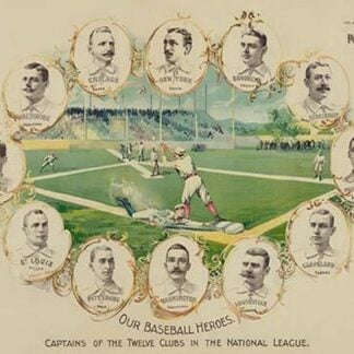 Our baseball heroes - captains of the twelve clubs in the National League by Richard K. Fox