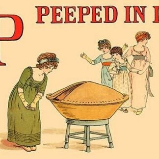 P - Peeped in It by Kate Greenaway
