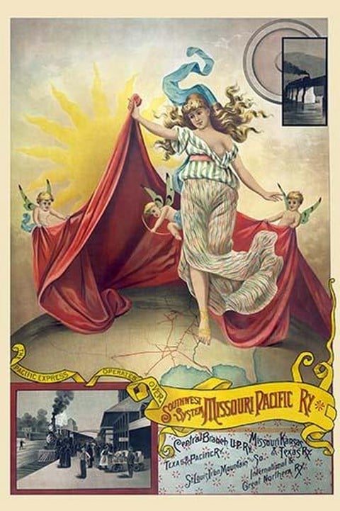 Pacific Express operates over Southwest System Missouri Pacific Railway