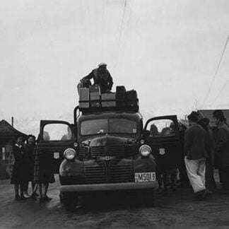 Packing up by Ansel Adams