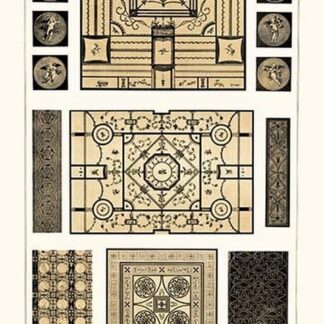 Painted Ceilings and Pavements from Pompeii by J. Buhlmann