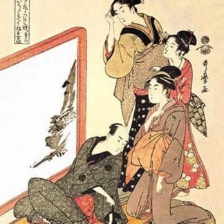 Painting at Home by Kitagawa Utamaro