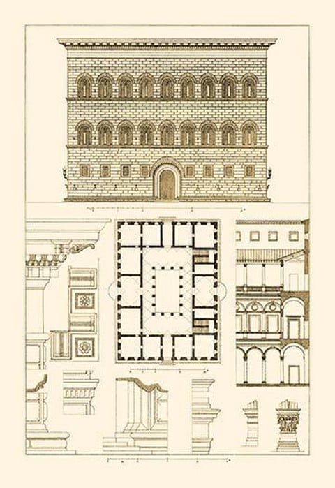 Palazzo Strozzi at Florence by J. Buhlmann