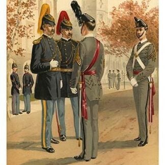 Panache At Usma - 1888 - Fully Coiffured At The Point By Henry Alexander Ogden