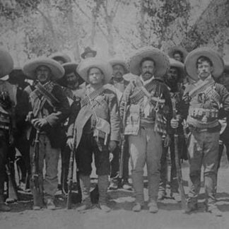 Pancho Villa and His Bandits with Bandoliers and Guns