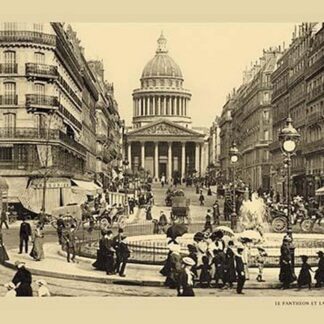 Pantheon and Soufflot Street by Helio E. LeDeley