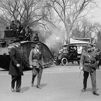 Parade of a Tank in a Washington Liberty Bond Parade