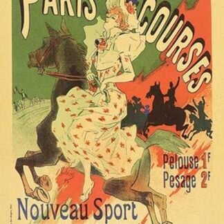 Paris Grand Prix Racing - the New Sport by Alphonse Mucha