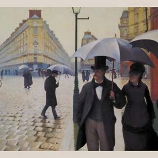 Paris Street; Rainy Day by Gustave Caillebotte