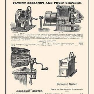 Patent Cocoanut and Fruit Graters