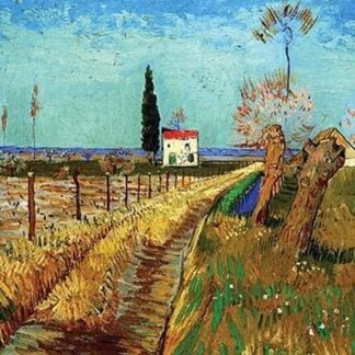 Path Through a Field with Willows by Vincent van Gogh