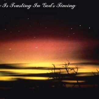 Patience is Trusting in God's Timing by Sara Pierce