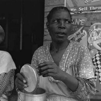 Peach Picker by Dorothea Lange