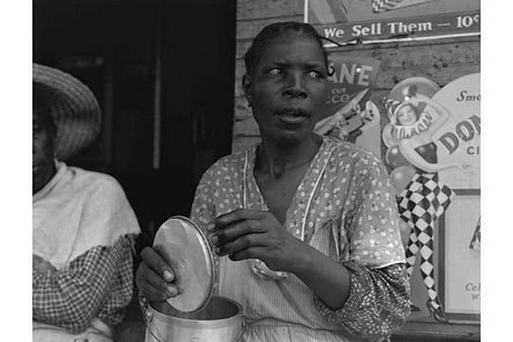Peach Picker by Dorothea Lange
