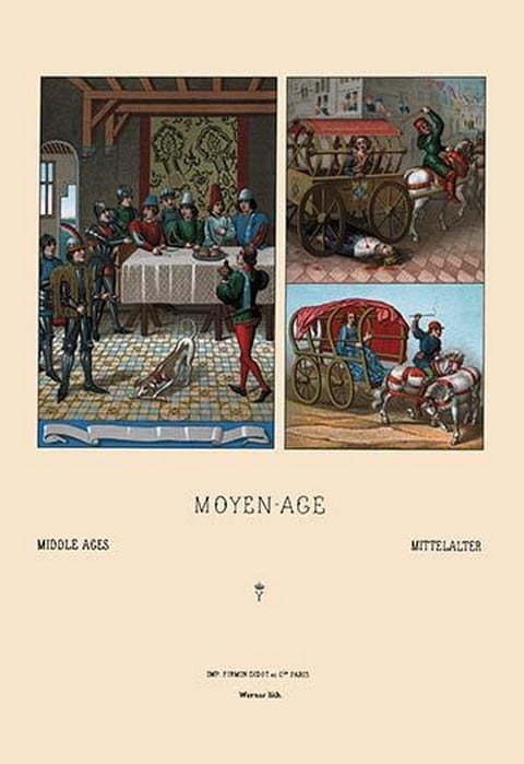 People and Places of Fifteenth Century Europe by Auguste Racinet