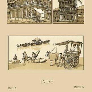 People and Places of India by Auguste Racinet